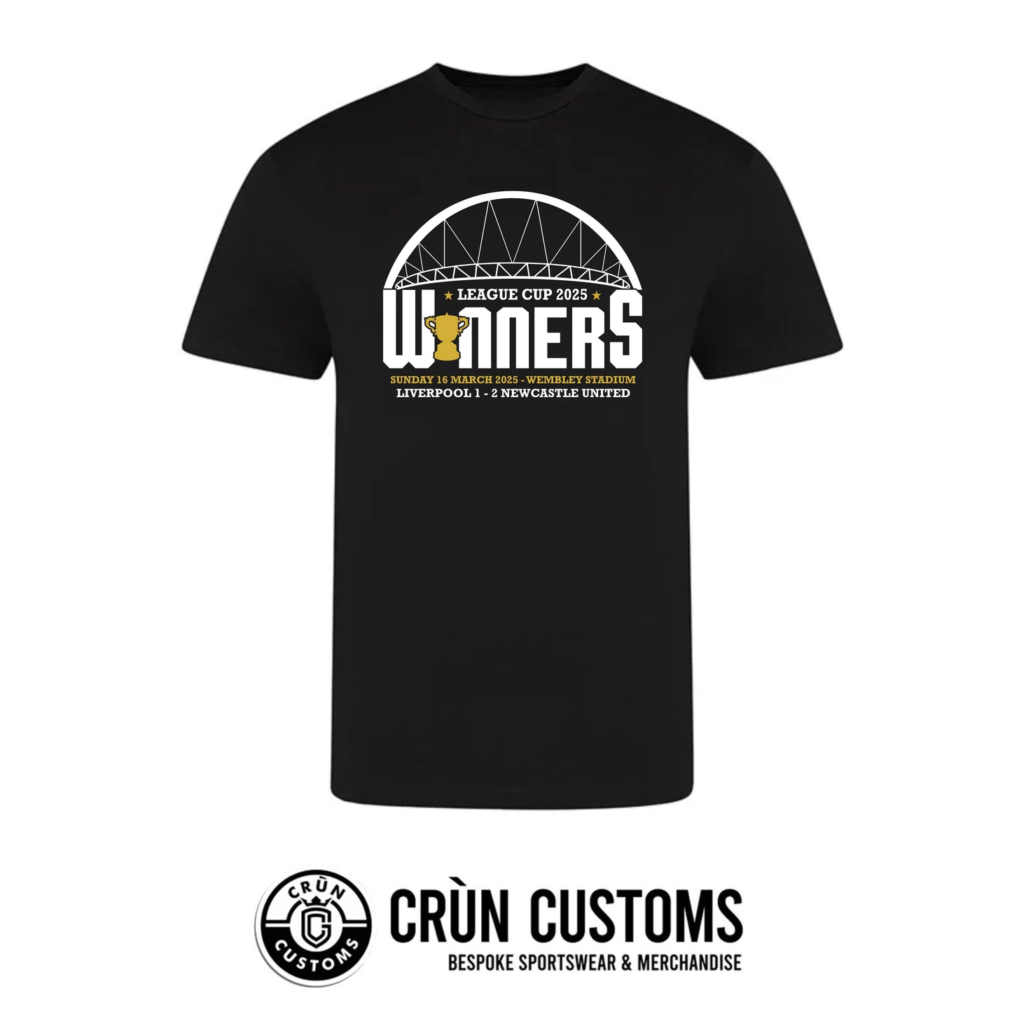 Newcastle T-Shirt - League Cup Winners 25 A